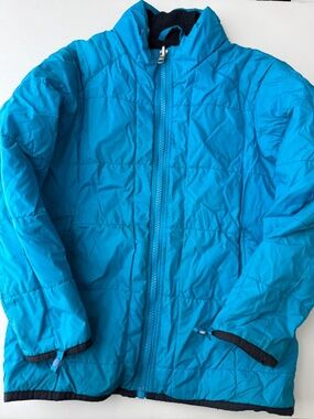GAP Kids Youth Boys Small 6-7 Aqua Blue Long Sleeve Quilted Softshell Jacket J14